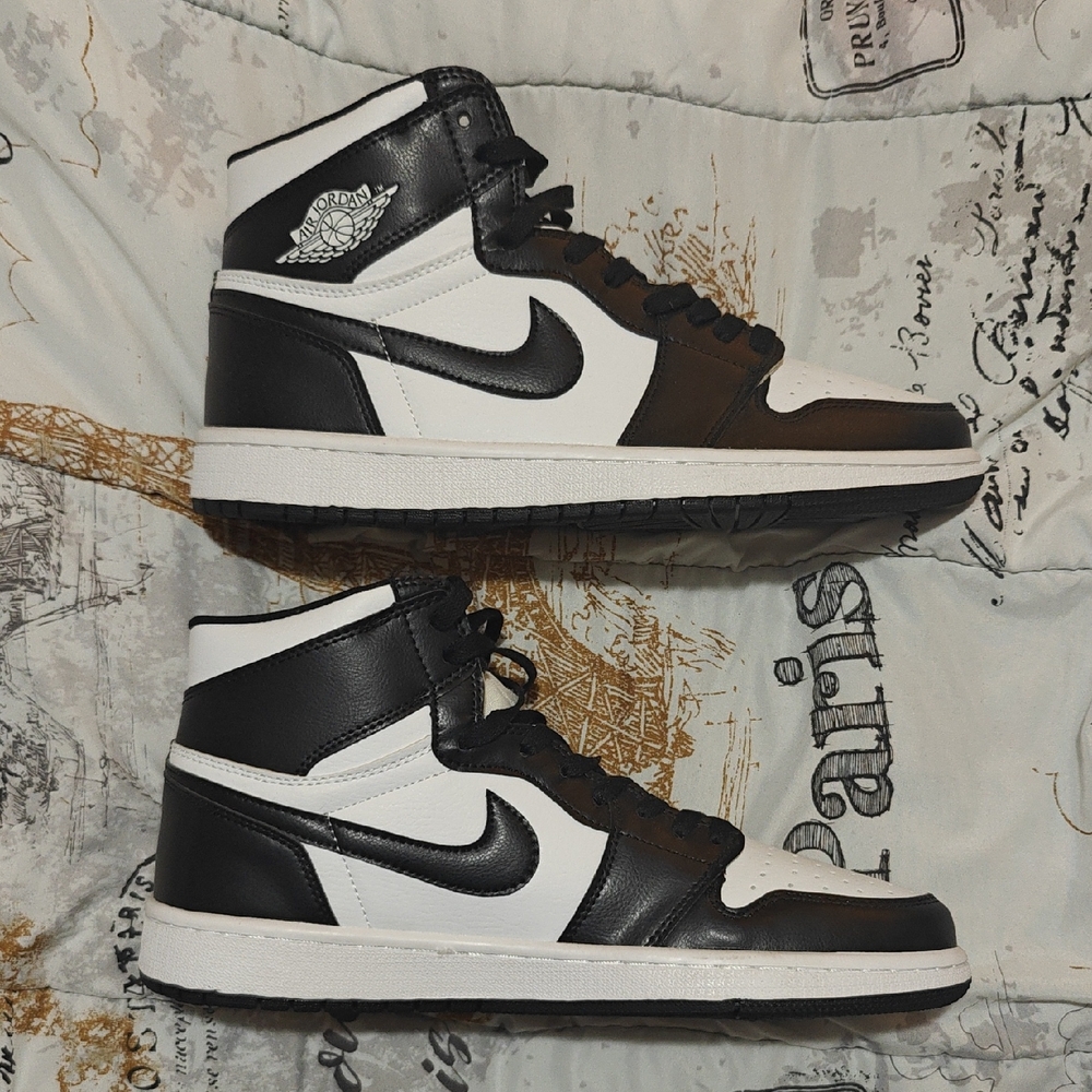 Nike Air Jordan Black and White Sneakers